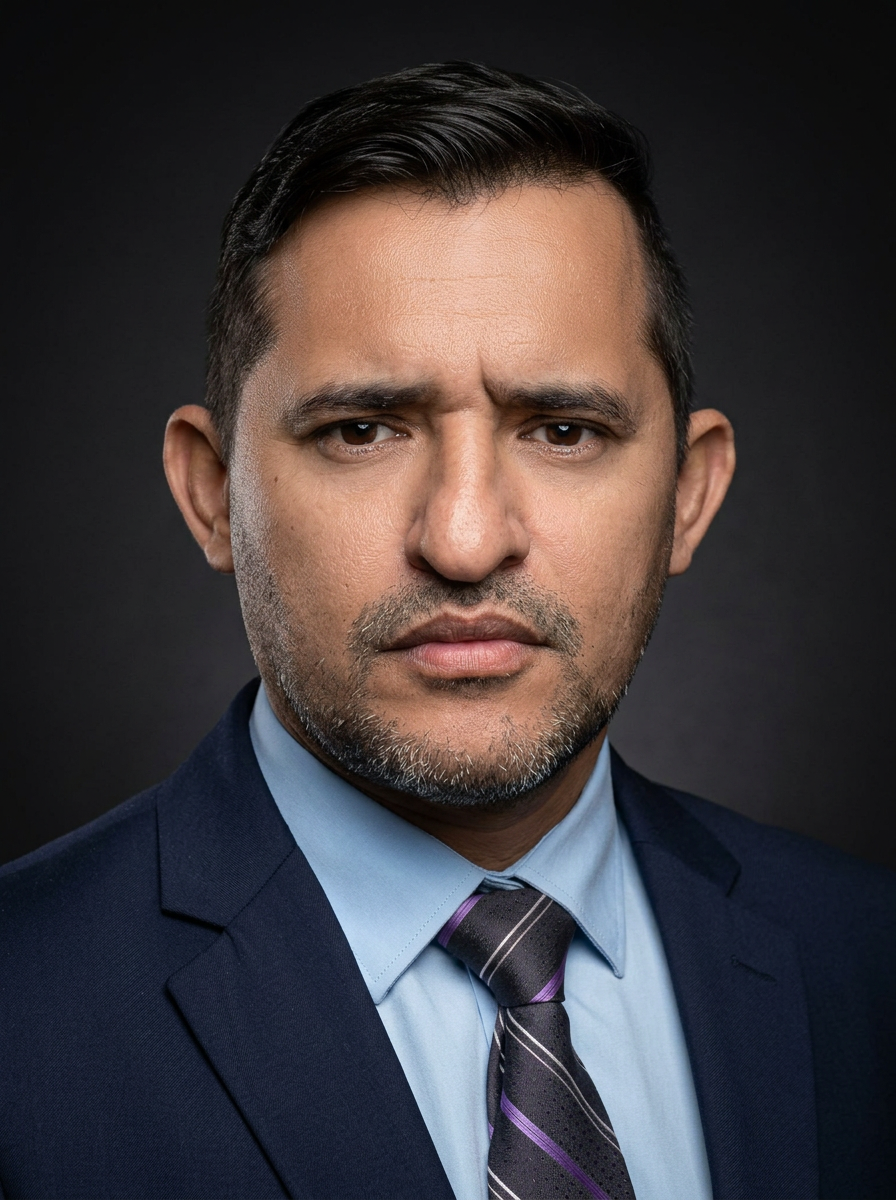 Dr. Wellington Gomes, advogado, em retrato profissional